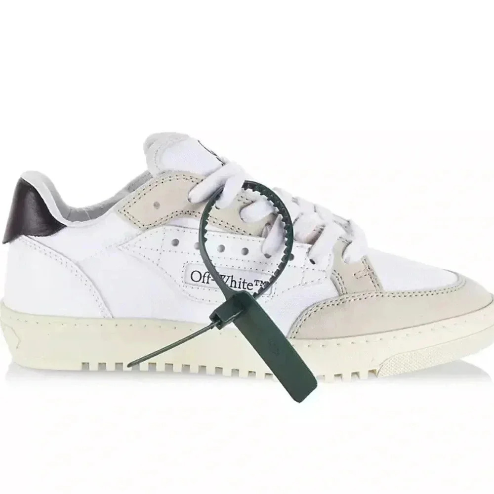 Off White Low Top Sneakers